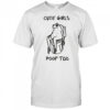 Pooping frog cute girls poop too shirt