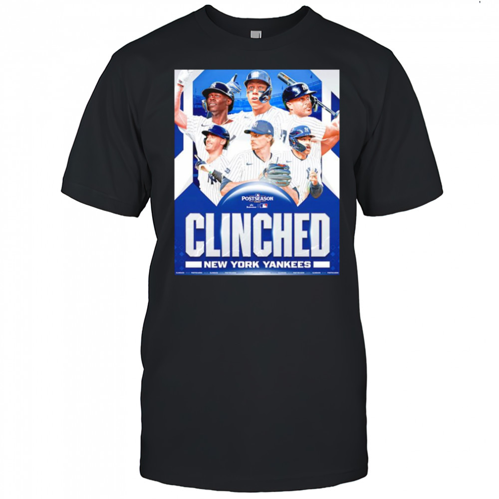 Postseason 2025 Clinched New York Yankees poster shirt