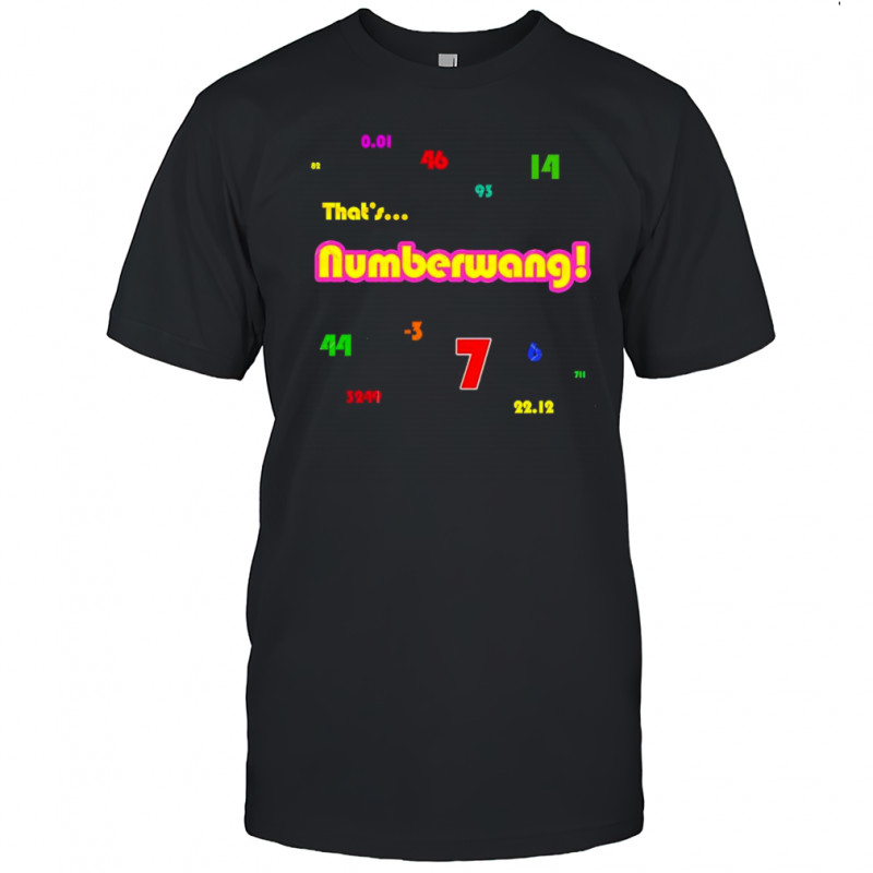 Powerball Numbers Numberwang shirt