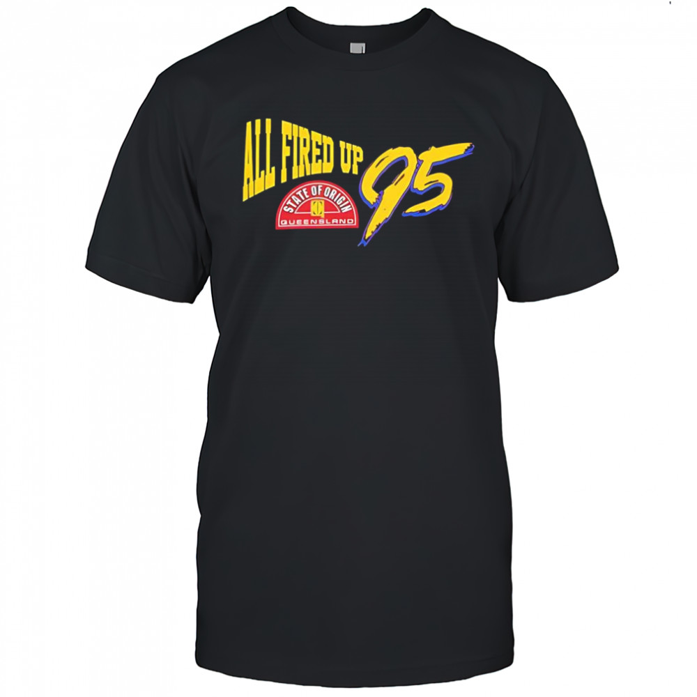 Queensland Maroons State of origin All Fired Up 95 shirt