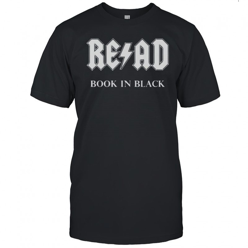 READ Book In Black X ACDC T-Shirt