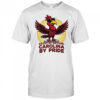 Red rooster cocky by nature Carolina by Pride shirt