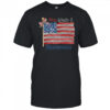 Red white and Blueberries Charlie Kirk American flag memorial shirt