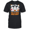 Retro are You Fall O Ween Directions Funny Teacher Halloween shirt