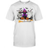 Retro Black Cat Witch Scary Halloween Pumpkin Women Men Kids shirt