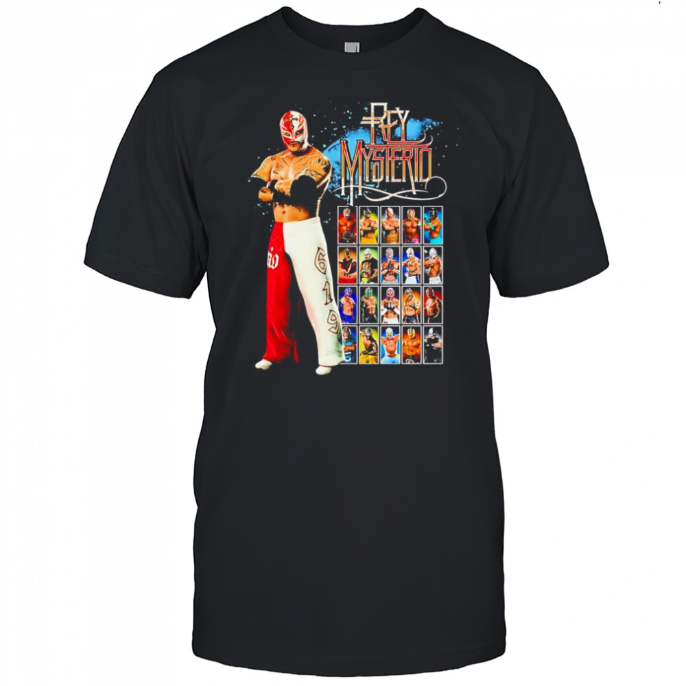 Rey Mysterio WWE classic game style shirt