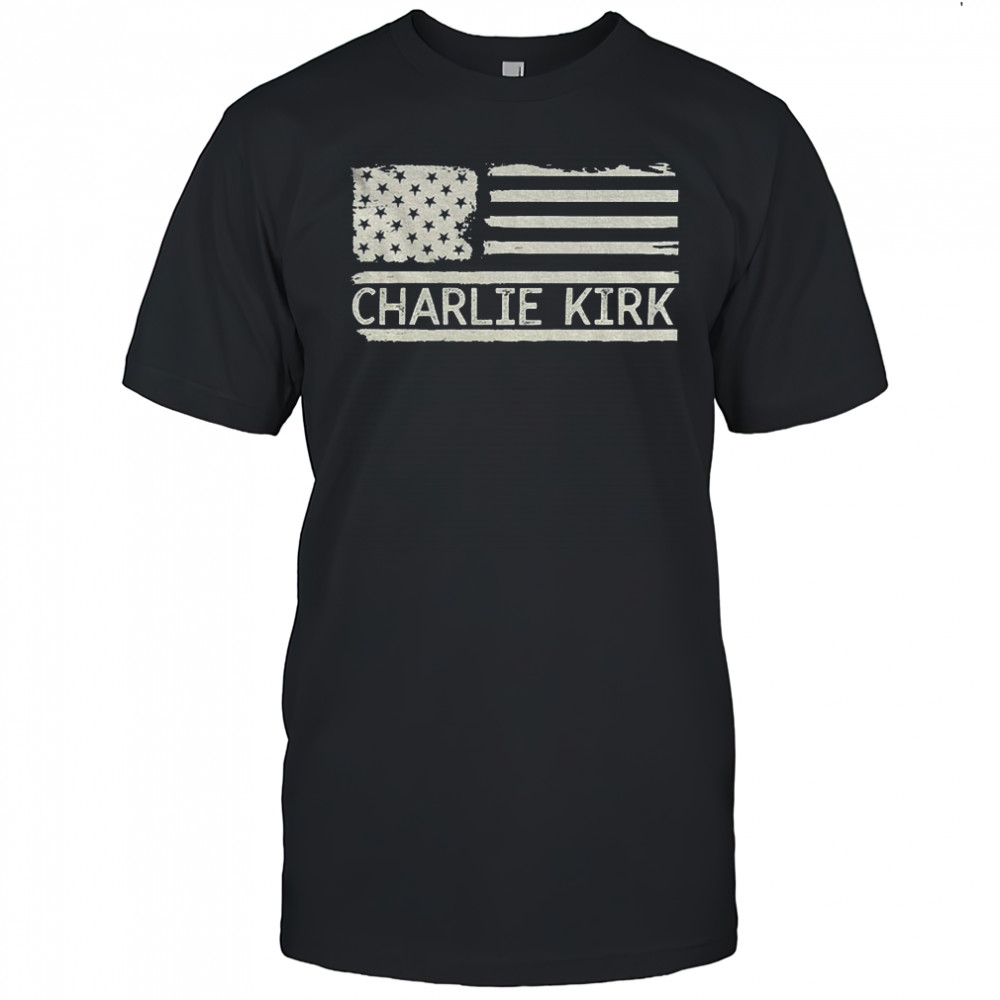 RIP Charlie Kirk A True Patriot Charlie Kirk American flag shirt