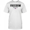 RIP Charlie Kirk Freedom USA flag memorial shirt