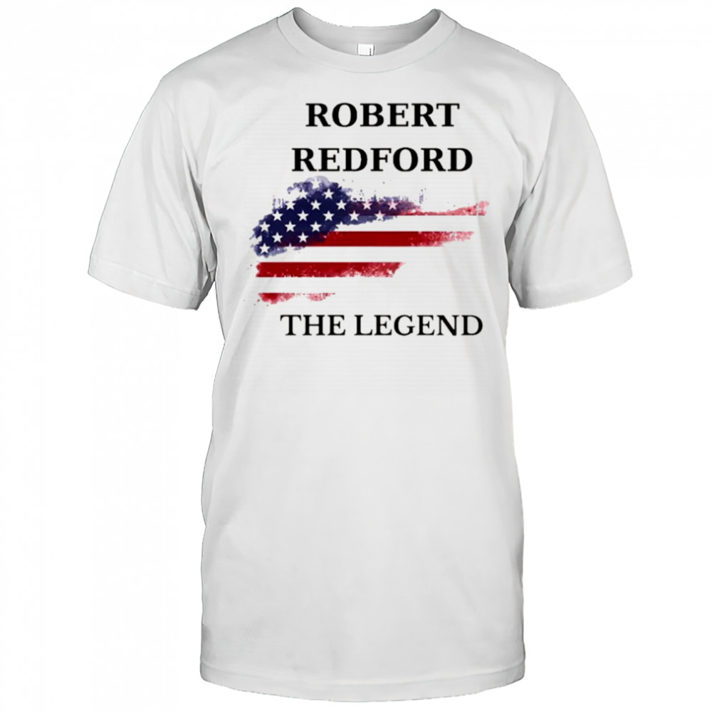 Robert Redford Vintage Western Movie American flag shirt