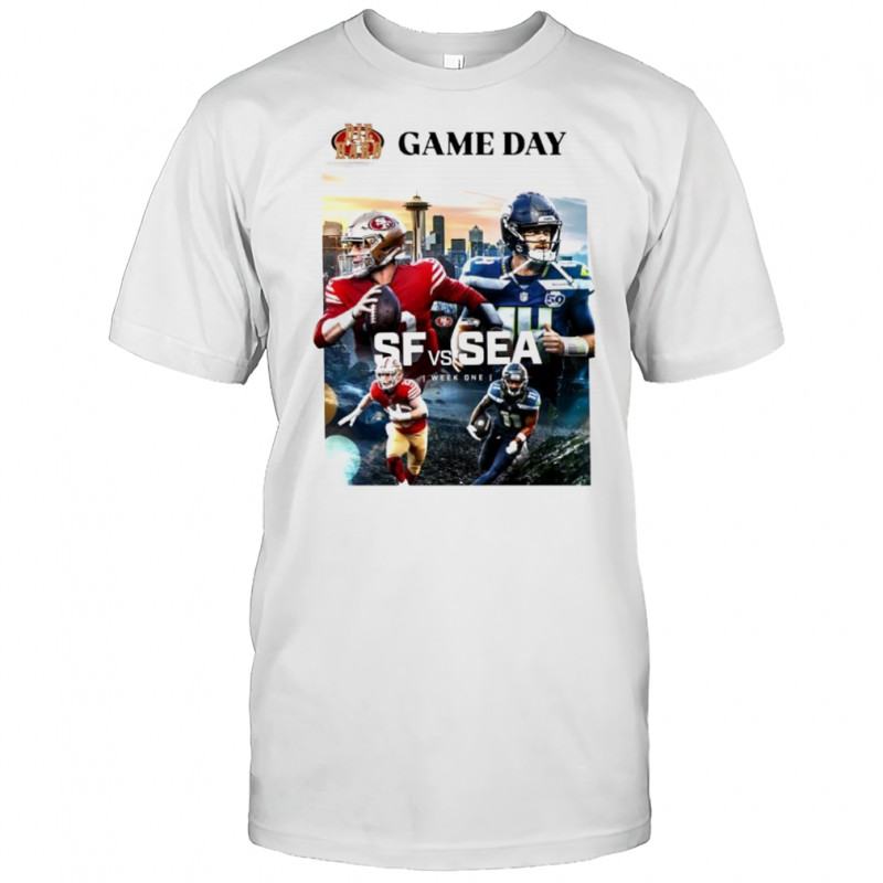 San Francisco 49ers vs. Seattle Seahawks week one NFL shirt