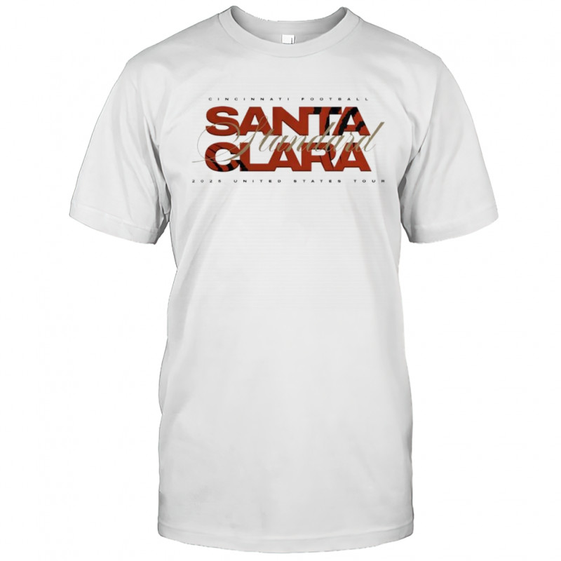 Santa Clara Standard Cincinnati Football 2025 United states tour shirt