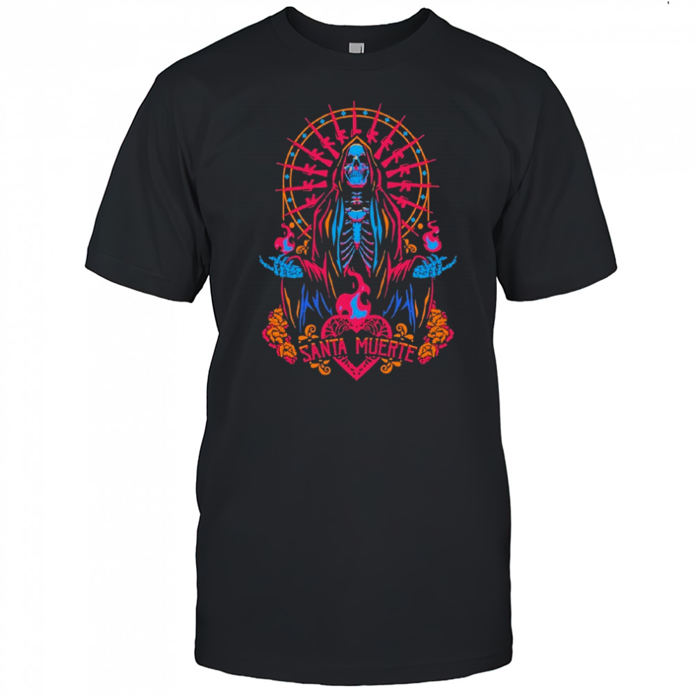 Santa Muerte Skeleton T-shirt