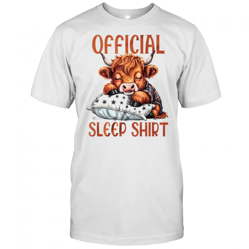 Scottish Highland Cow Official Sleepshirt Funny Sleeping shirt
