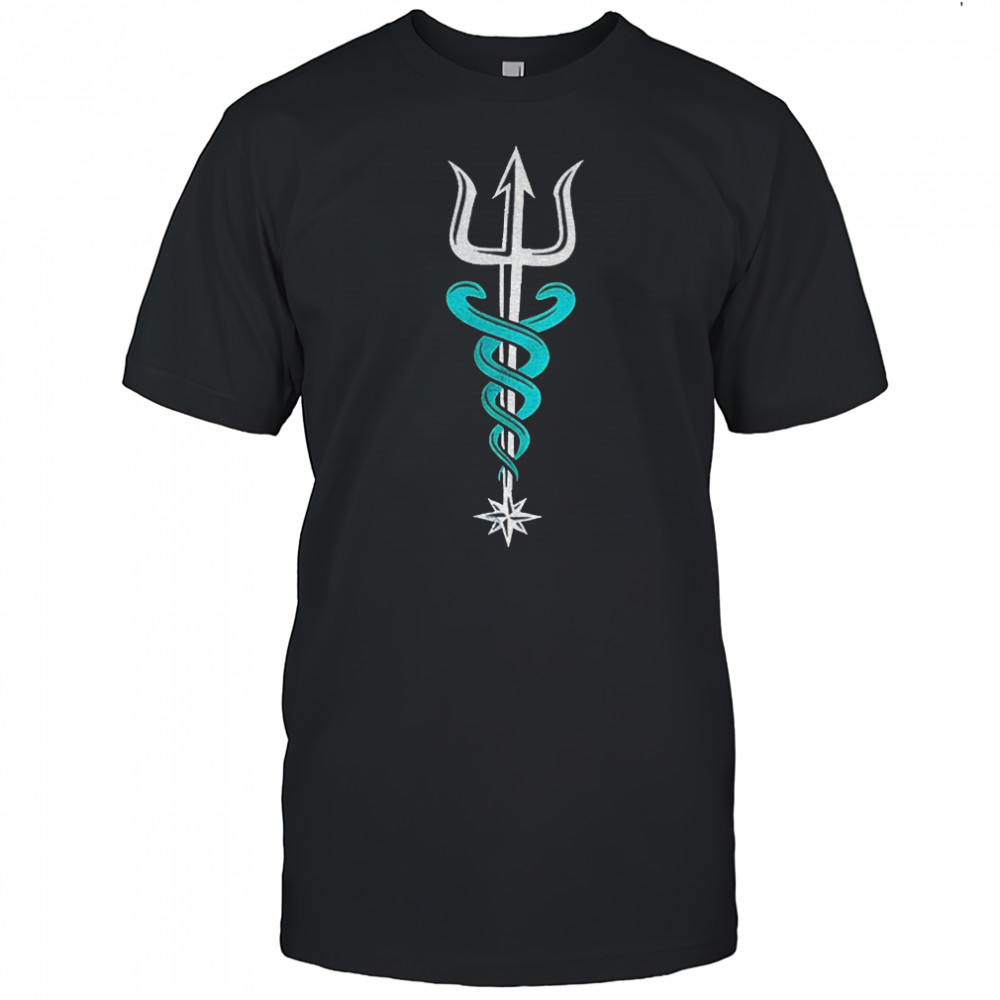 Seattle Kraken Hockey Trident Serpent Emblem shirt