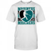 Seattle Mariners Baseball logo heart MLB for fan t-shirt