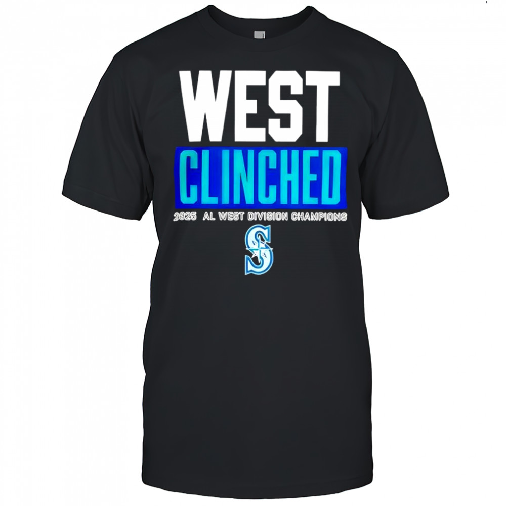 Seattle Mariners Playoffs Clinched AL West Division Champions 2025 shirt