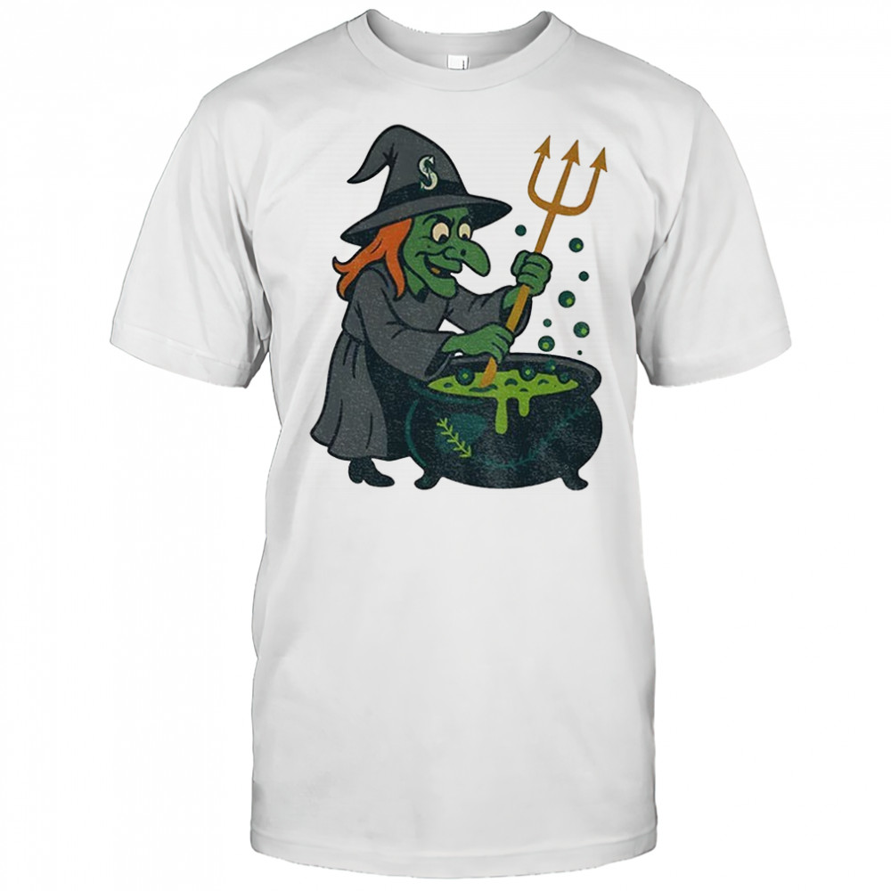 Seattle Mariners Witch MLB Baseball 2025 gift for fan Halloween shirt