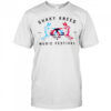 Shaky Knees Music Festival Rabbits Lineup shirt