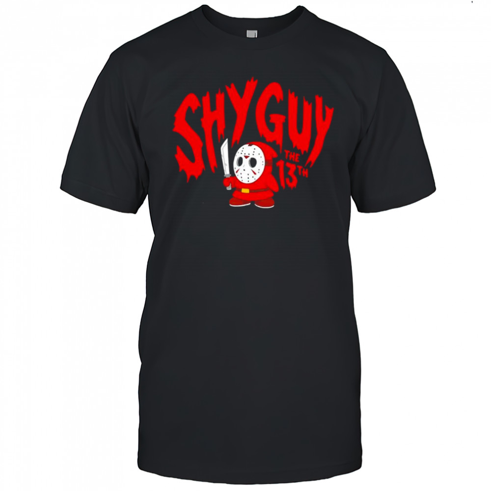 Shy Guy x Jason Voorhees The Friday movie parody shirt