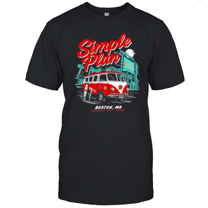 Simple Plan Tour Boston tour 2025 shirt