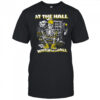 Skeleton at the hall waiting on a call shirt