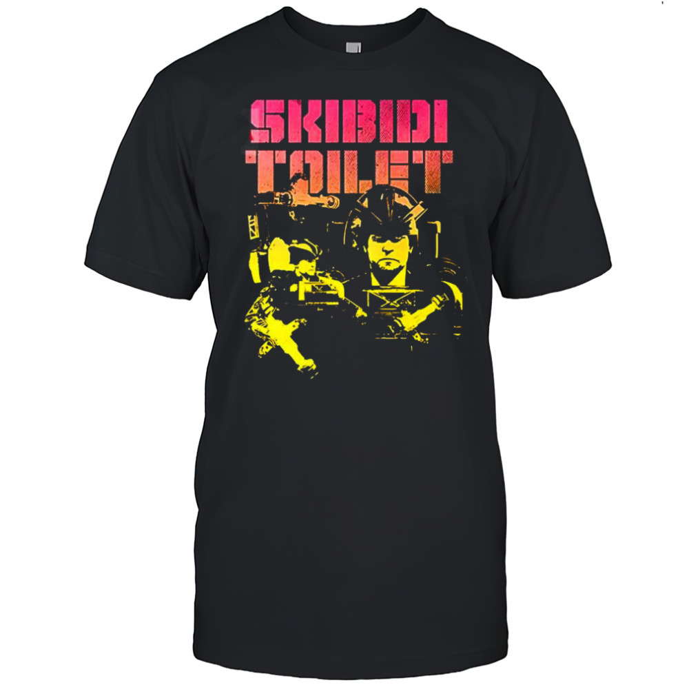 Skibidi Toilet Detainer Astro Gradient shirt