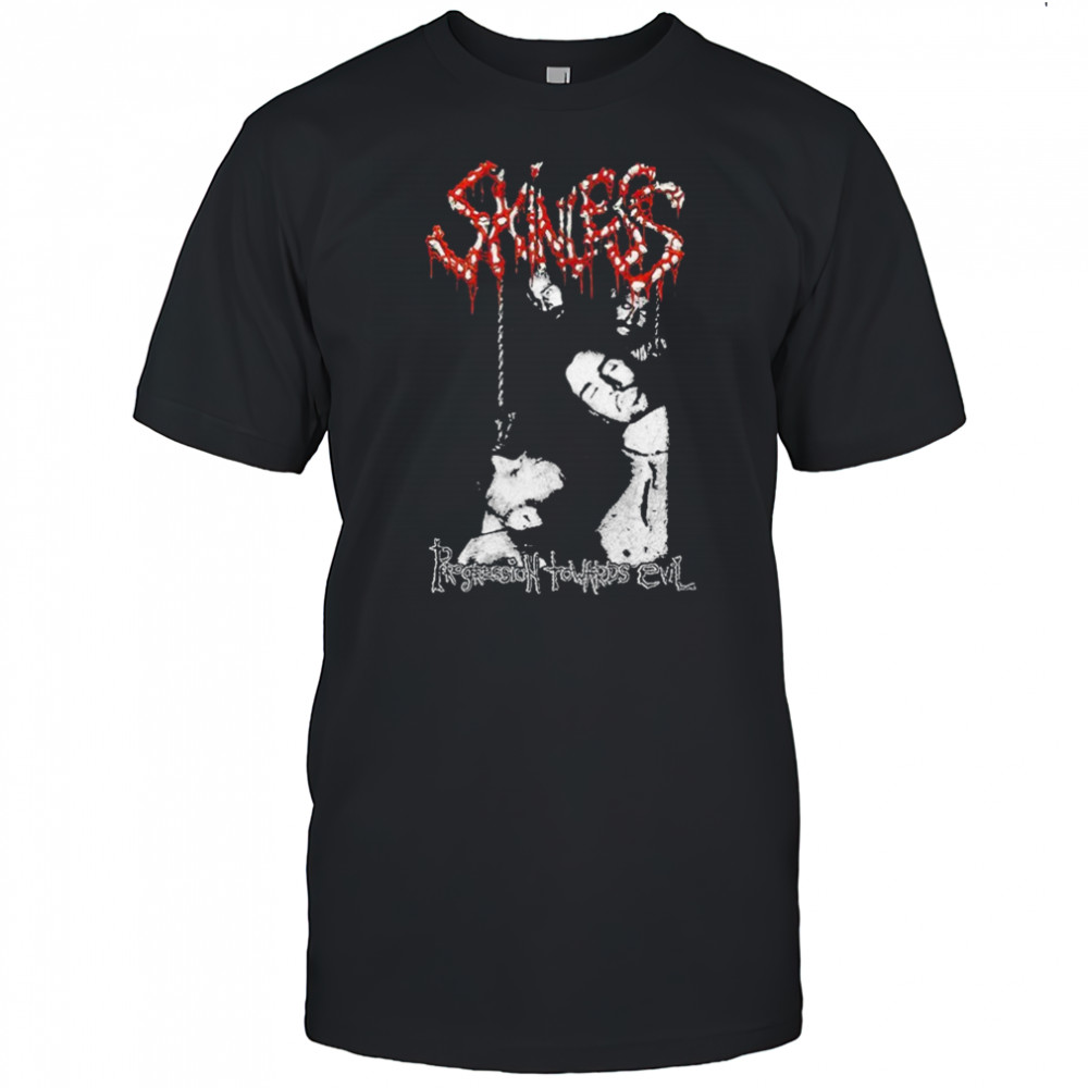 Skinless Progression Towards Evil T-shirt