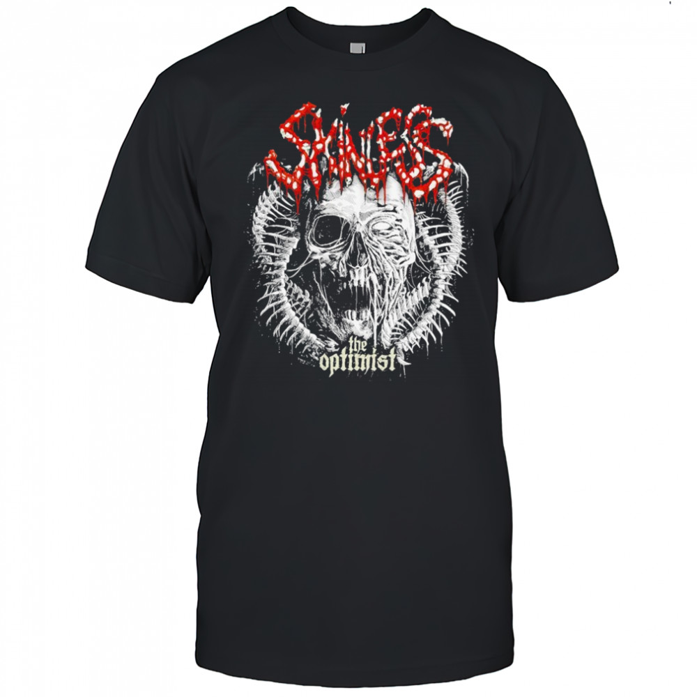 Skinless The Optimist Skull T-shirt