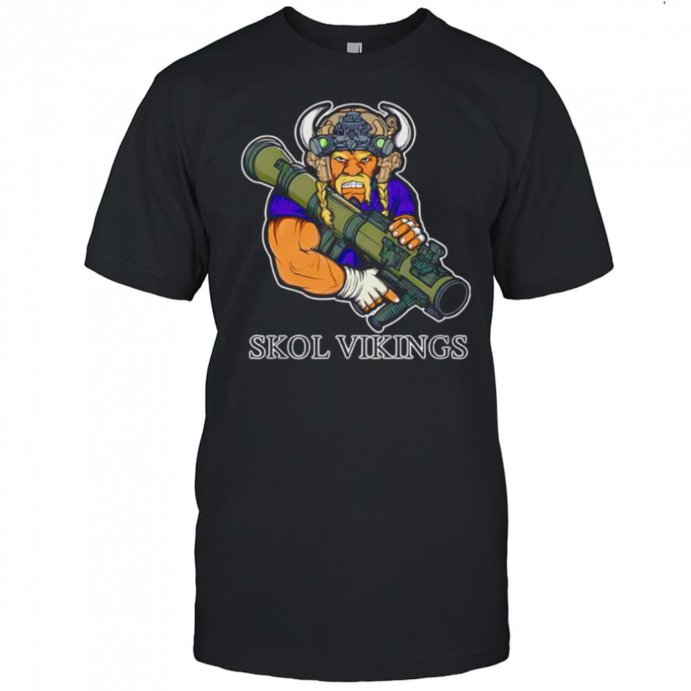 Skol Vikings Minnesota Vikings Military Rocket Launcher shirt