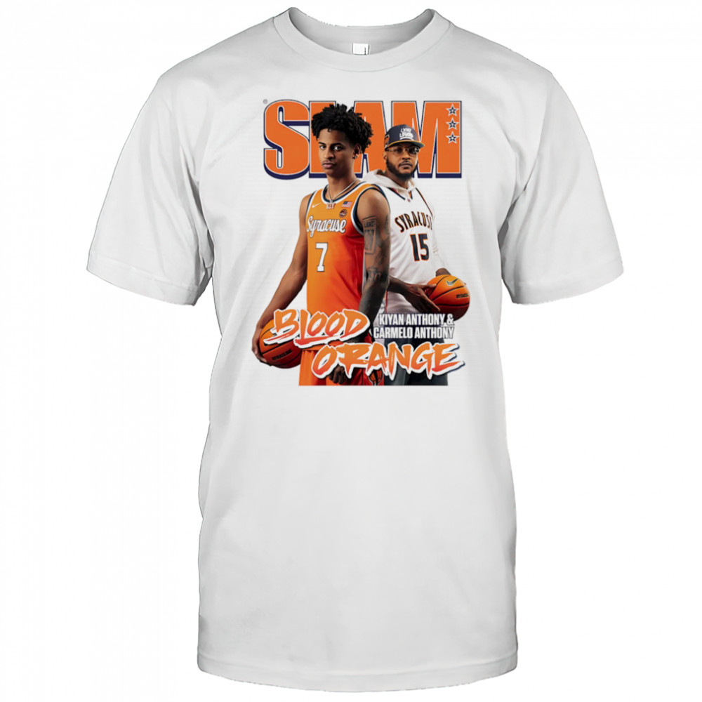 Slam Cover Kiyan Carmelo Anthony shirt