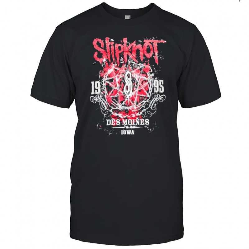 Slipknot 1995 Des Moines Iowa Pentagram shirt