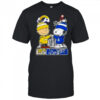 Snoopy And Charlie Brown Los Angeles Sports Rams X Dodgers Skyline T-Shirt