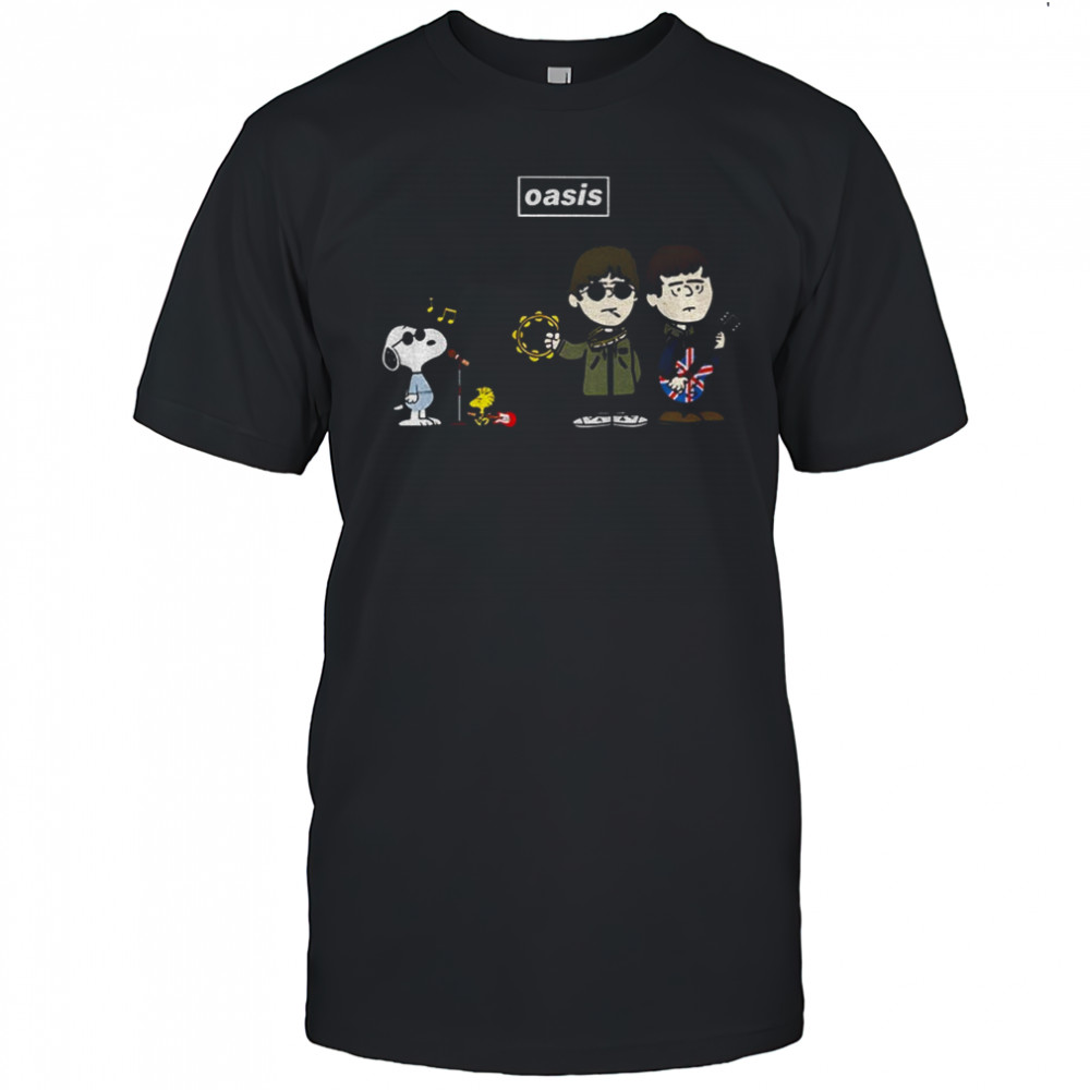 Snoopy and Woodstock x Oasis Live ’25 shirt