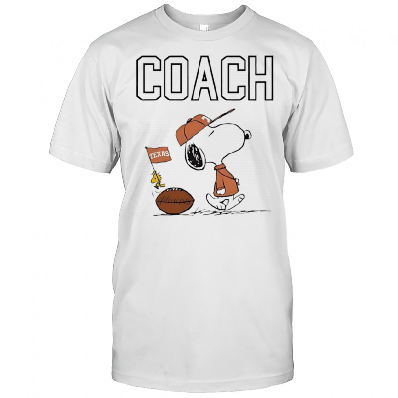 Snoopy Coach Texas Longhorns football shirt