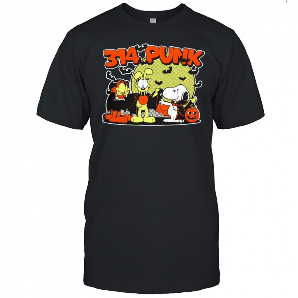 Snoopy Garf Odie 314 Punk Halloween 2025 shirt