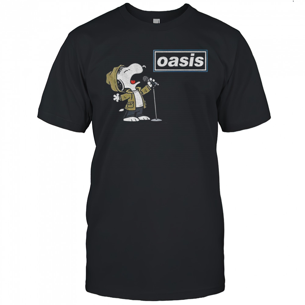 Snoopy Singer Oasis Live ’25 vintage shirt