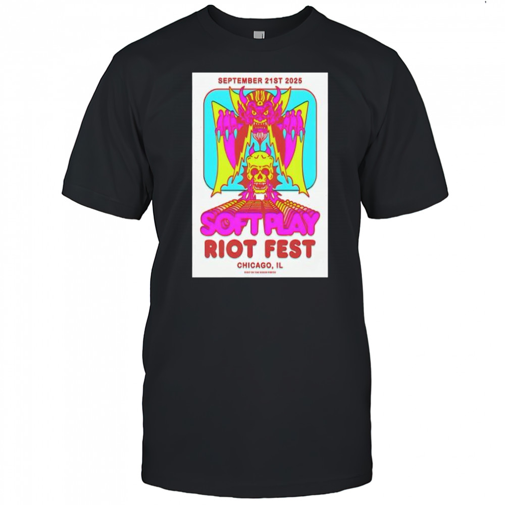 Soft Play Chicago IL Event Sep 21 2025 Poster shirt