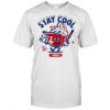 Stay Cool Philly Baseball Mascot Est. 1883 With Bat And Flag shirt