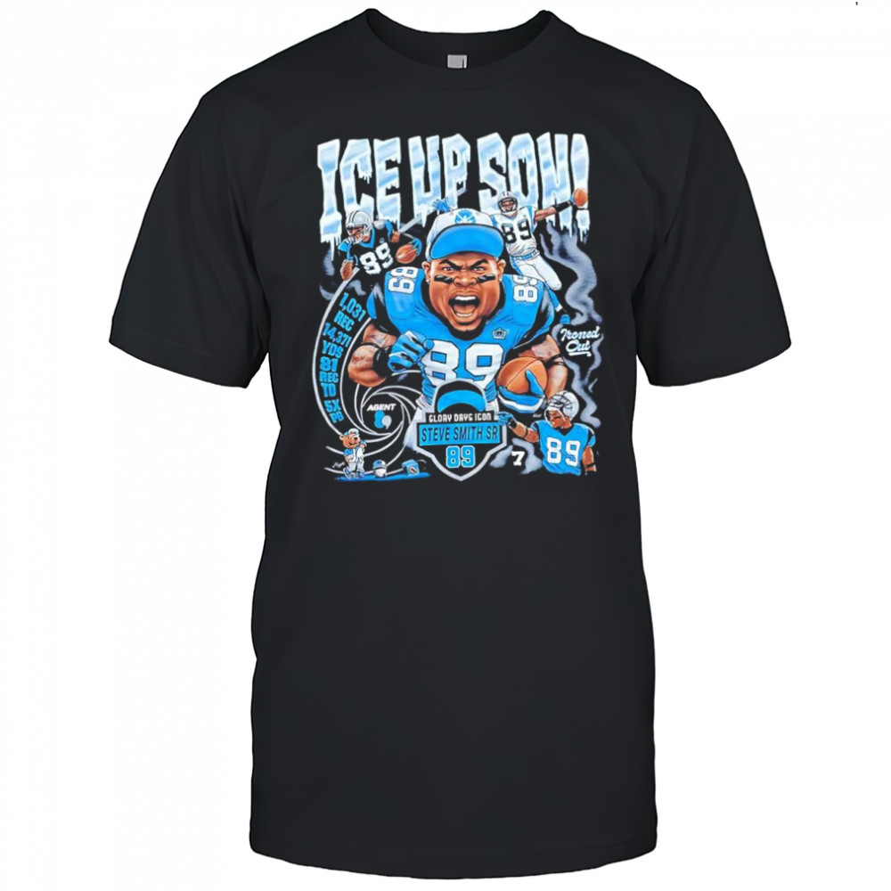 Steve Smith Sr. ice up son shirt