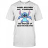 Stitch roses are red shit is brown shut the fuck up and sit the fuck down shirt
