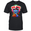 Stitch Witch Halloween with Papa John’s Pizza logo shirt
