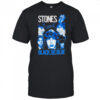Stones black and blue shirt