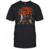 Stormtrooper Boba Fett Darth Vader and Master Yoda Abbey Road star ghost Halloween shirt