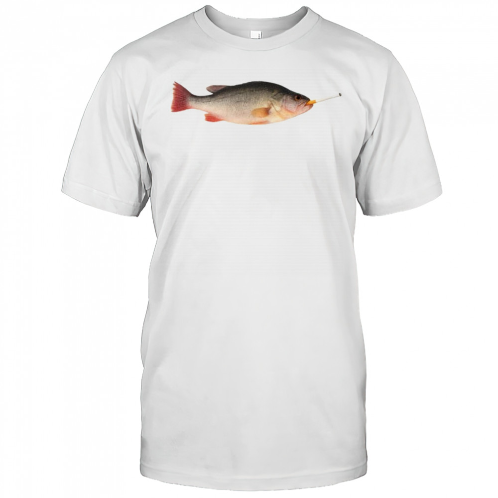 Stupid Meme smoking fish funny shirt