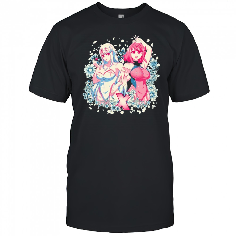 Summer Blades X Waifu Anime T-shirt