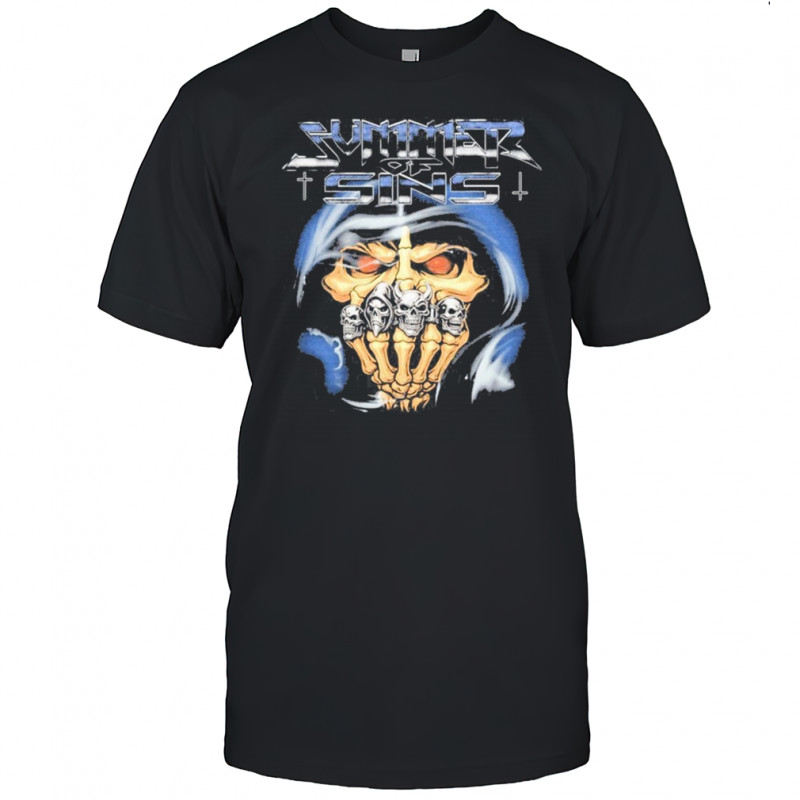 Summer Of Sins Im A Sinner Holy Sinner Middle Finger T-shirt