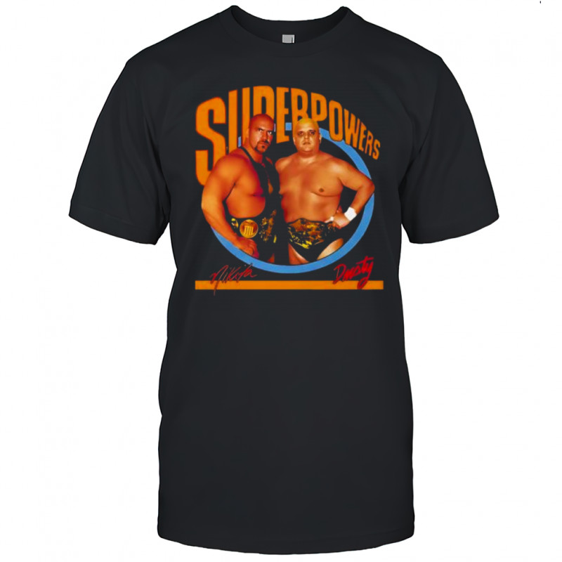 Superpowers Nikita Dusty Rhodes Wrestling Championship Retro shirt