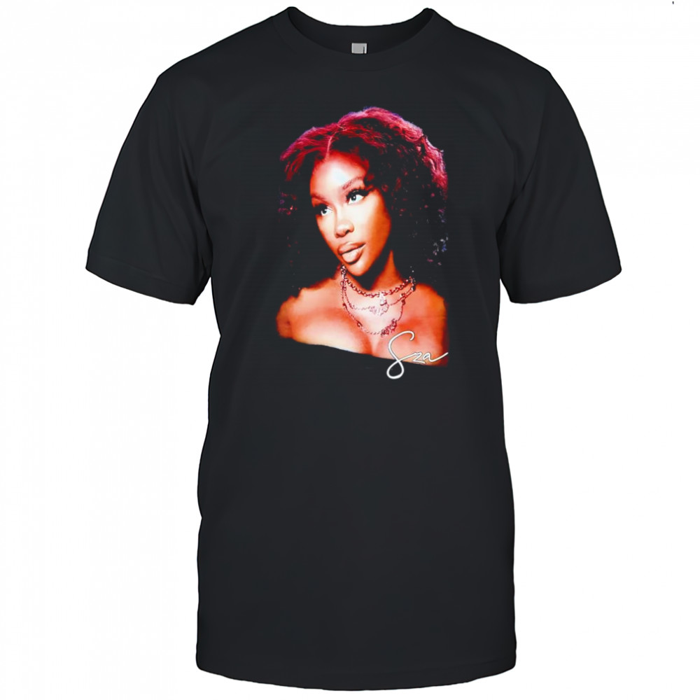 SZA big face screen signature graphic shirt