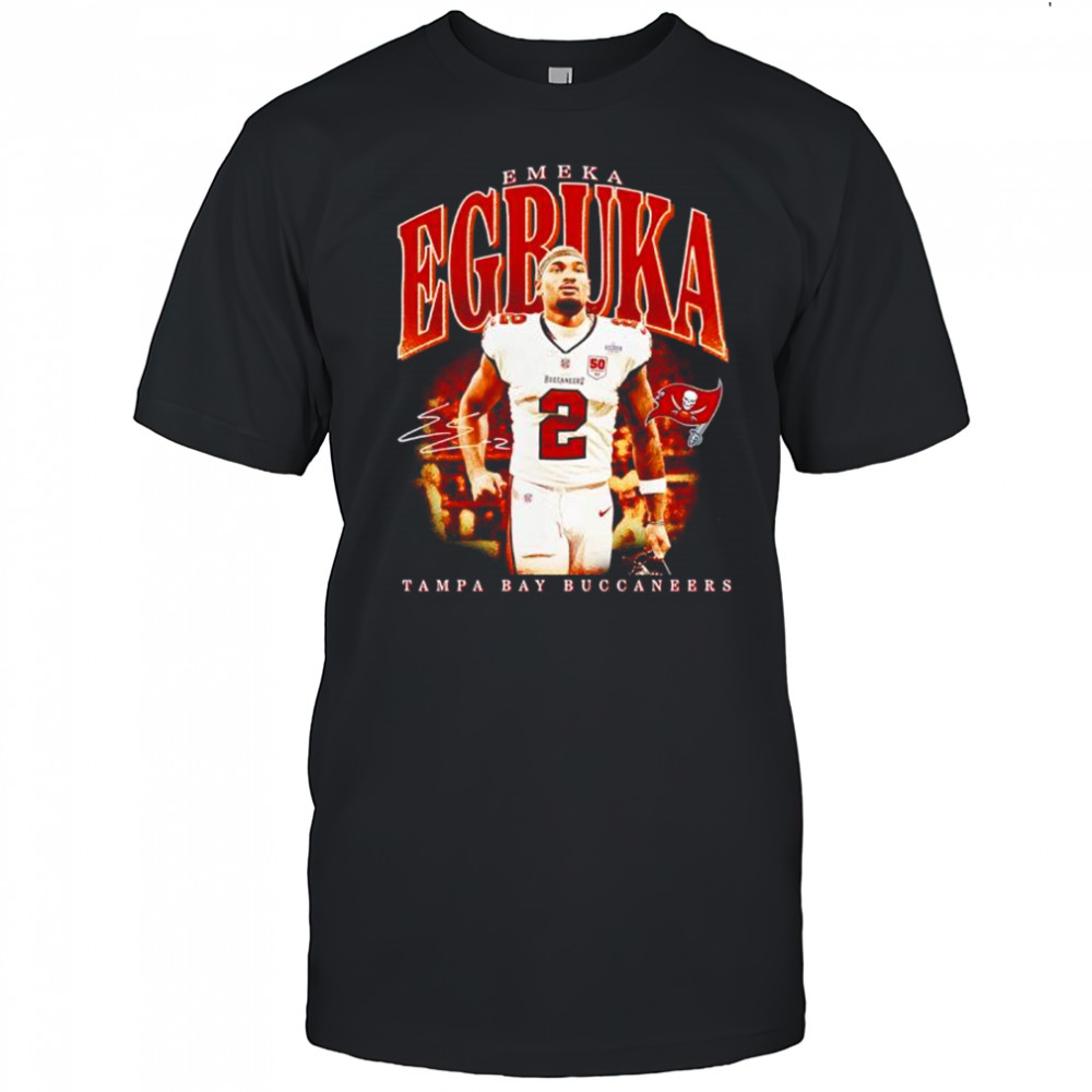 Tampa Bay Buccaneers Emeka Egbuka Hype Graphic signature shirt