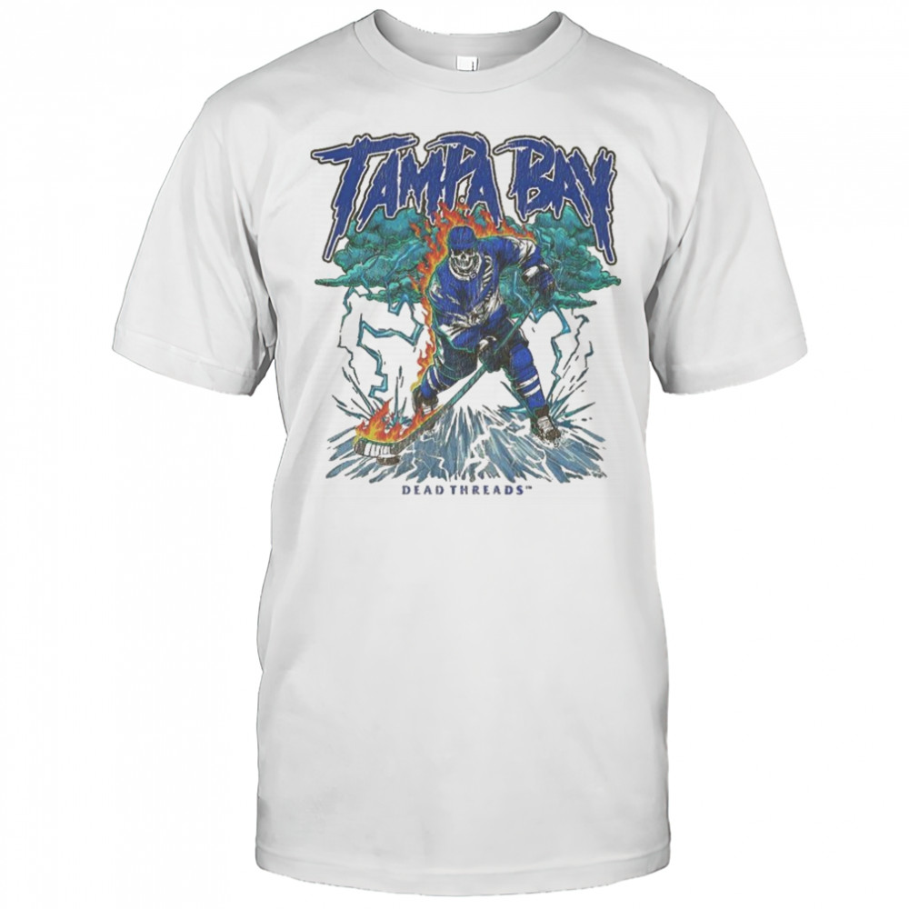 Tampa Bay Lightning Dead Threads Skeleton T-shirt